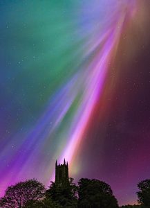 Aurora over Church