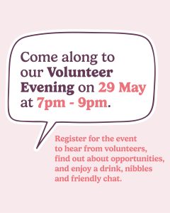 Volunteer Evening 29 May details