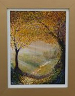 Painting of Autumn Trees
